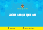 NGÀNH QUẢN TRỊ KINH DOANH